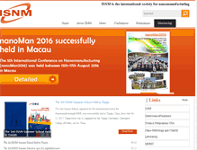 Tablet Screenshot of isnm.org
